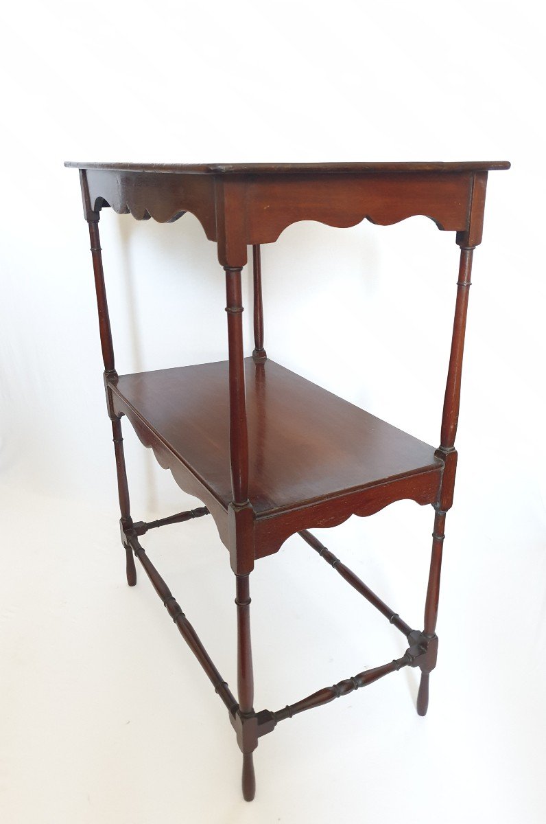 Double Top Mahogany Console English Furniture-photo-4