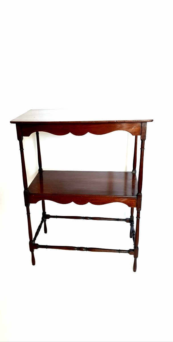 Double Top Mahogany Console English Furniture