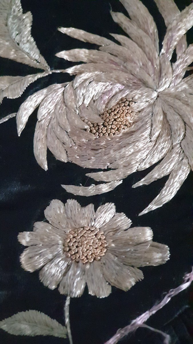 Fukuza Embroidery 19th Century Meiji Period Japan-photo-8