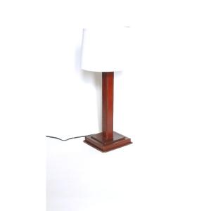 Lampe En Cuir Piqué Sellier XXe