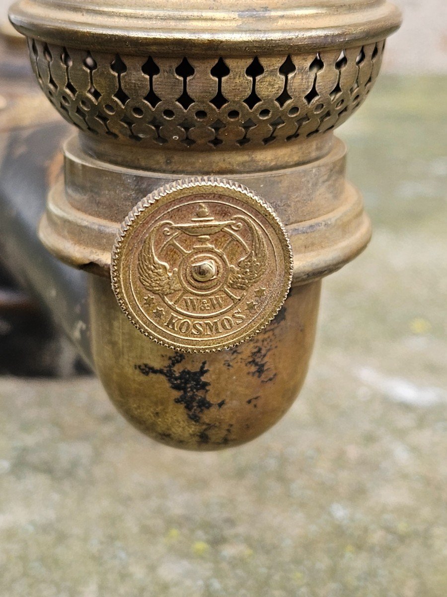 Lampe à Pétrole Pour Machine à Coudre Cheri Desprin Vers 1900-photo-6