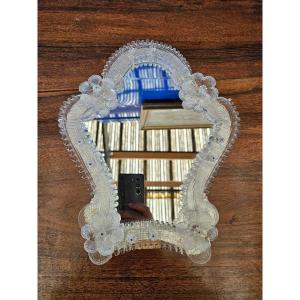 Vintage & Italian Murano Glass Venetian Mirror