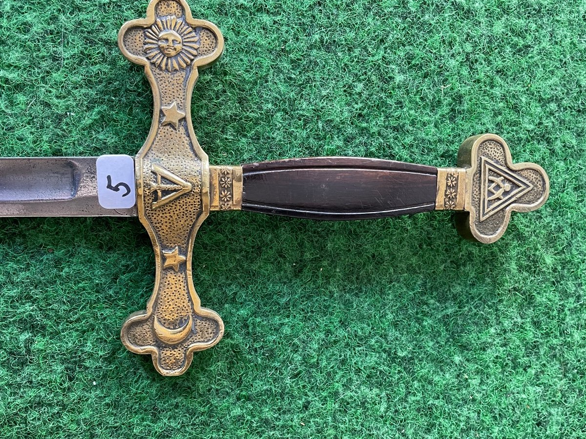 Freemasonry Ritual Sword Of The Grand Orient Of France 19th Century N°5