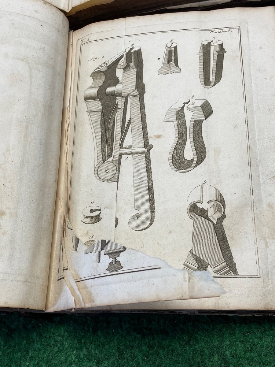 Treatise On Mechanical Watchmaking 2 Volumes First Edition From 1741 Moette, Prault, Paris-photo-3