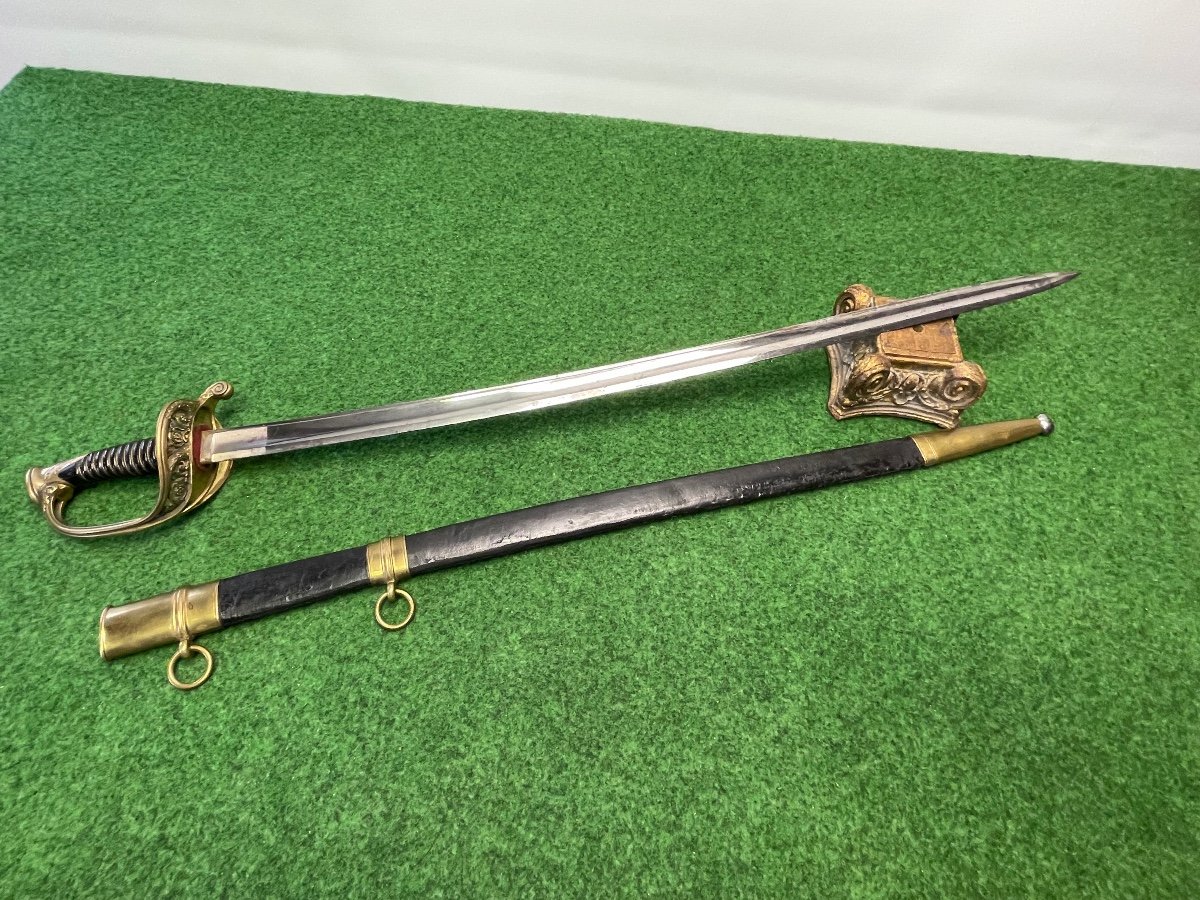 Infantry Officer's Saber Model 1845 Signed Lepage 19th-photo-4