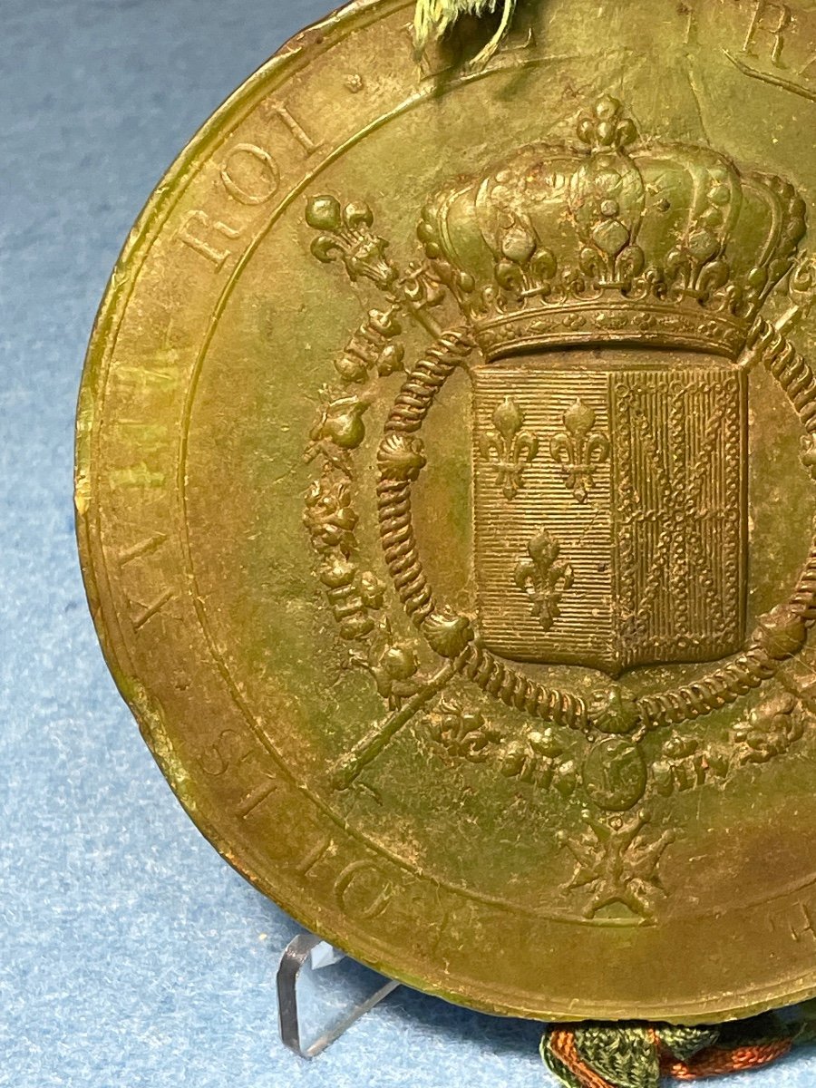 Great Seal Of The King Of France And Navarre Louis XVIII From The 19th Century 1814-photo-5