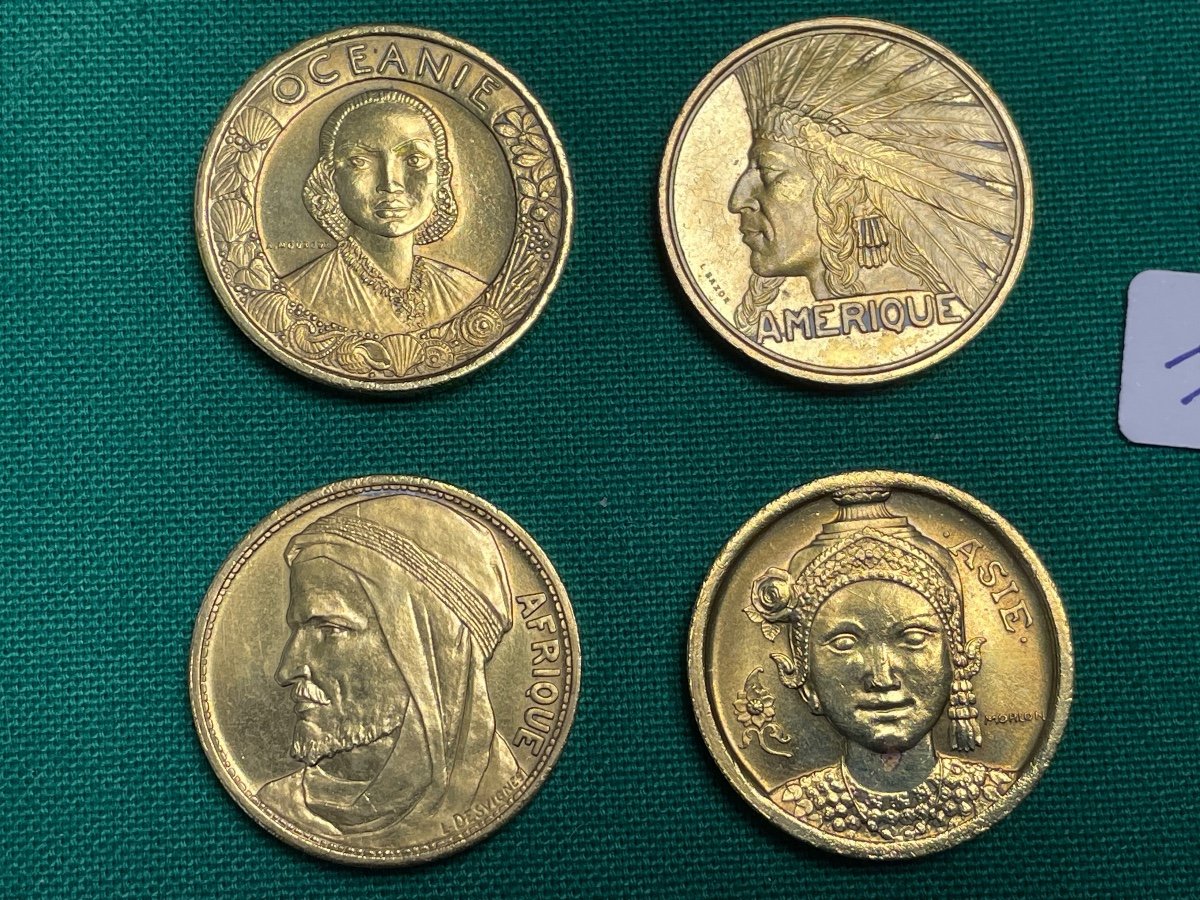 Medals From The Paris Art Deco International Colonial Exhibition Of 1931 No. 2