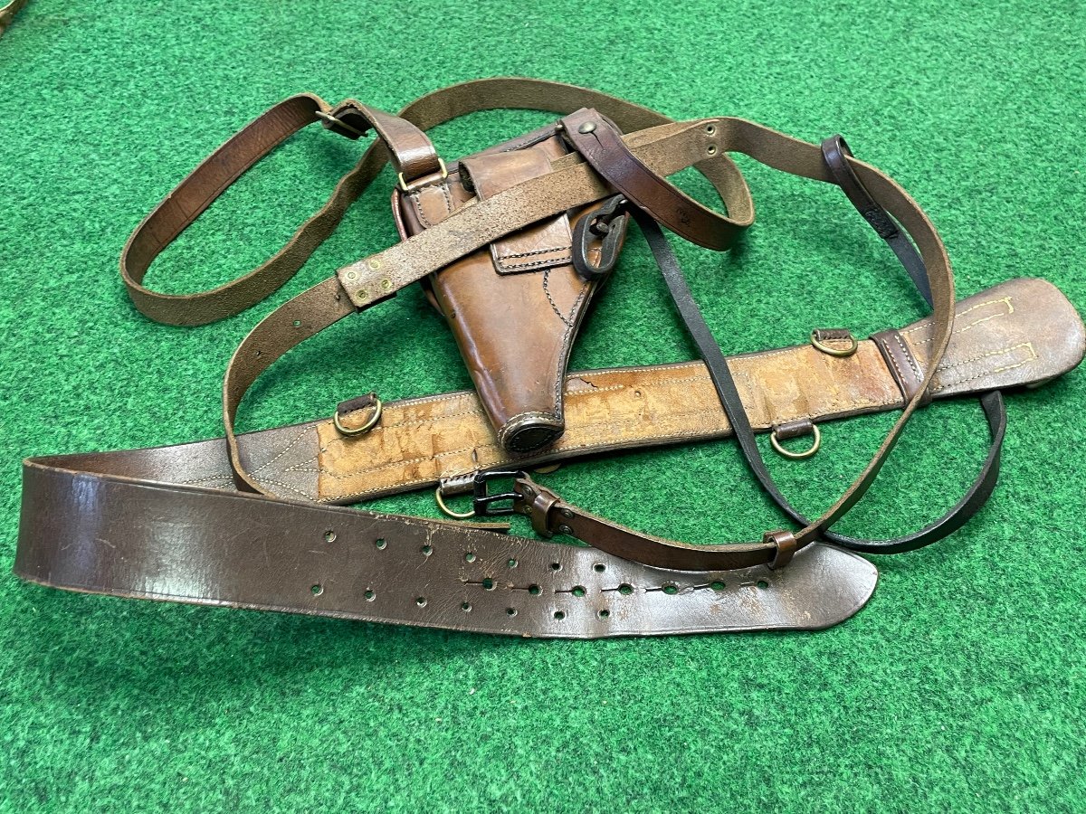 Revolver Case 1892, Its Harness, Belt And Wrist Strap Of The Revolver 1914 / 1918 Ww 1-photo-4