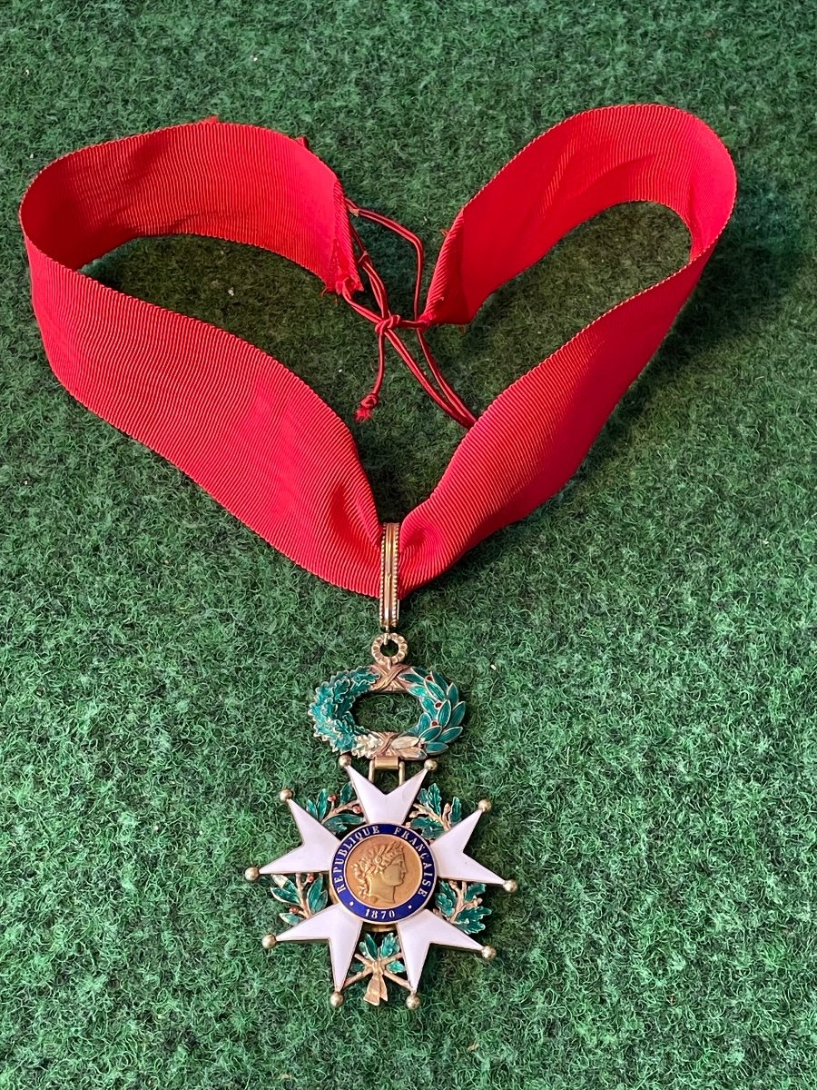 Croix  De  Commandeur  De  La  Légion  d'Honneur   III ème République  -photo-3