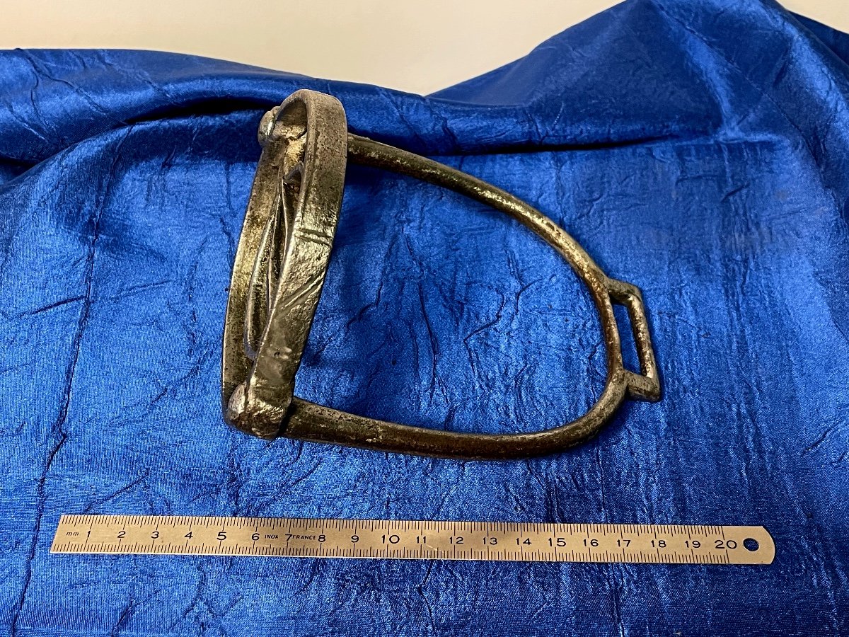 Stirrup Of Heavy Cavalry Cuirrassier Troop 1st Empire 19th -photo-2