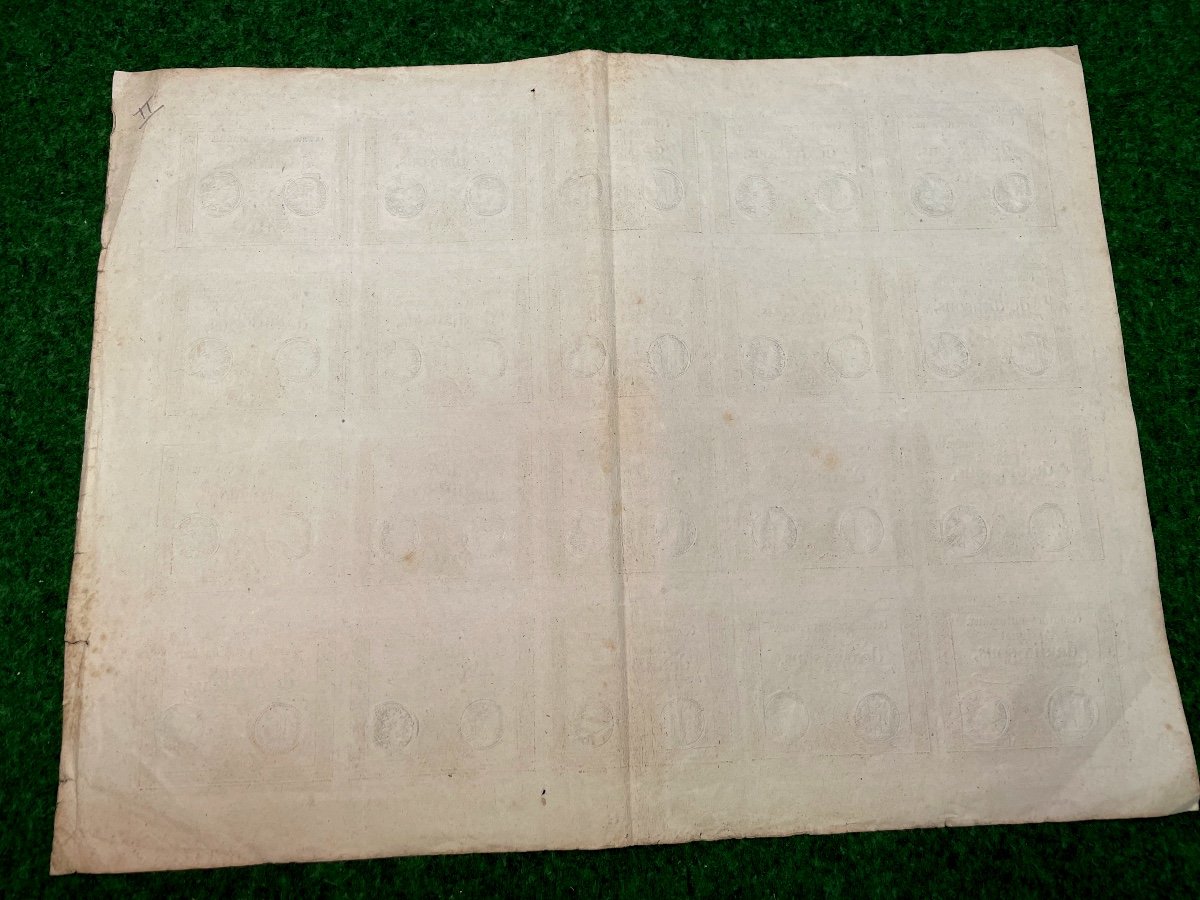 Sheet Of Assignats Of 10 Sous Of The First Year Of The French Republic 1792 18th Century Period No. 2-photo-3