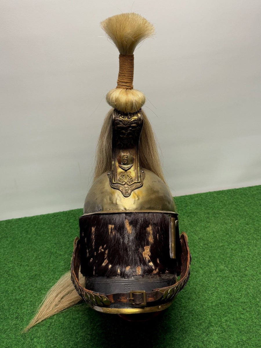 First Empire Dragoon Trumpet Helmet 1806 Reproduction 1960s-photo-2