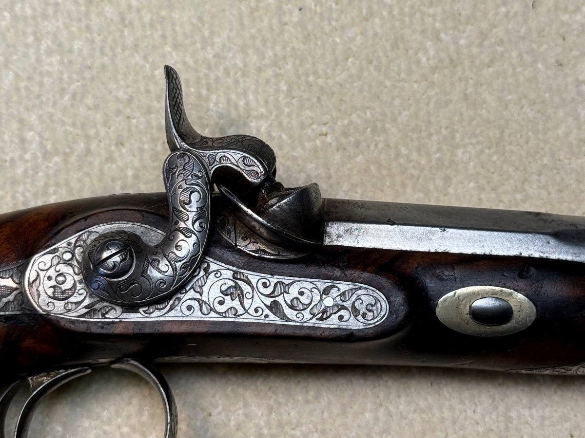 Louis Philippe 19th Century Percussion Pistol -photo-3