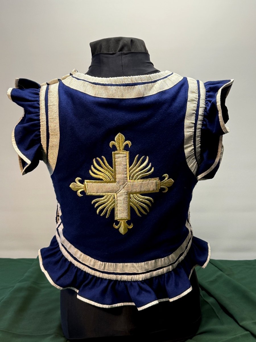  REPRODUCTION  Soubreveste De Mousquetaire 2ème Compagnie Maison Militaire Du Roi Modèle 1814-photo-2