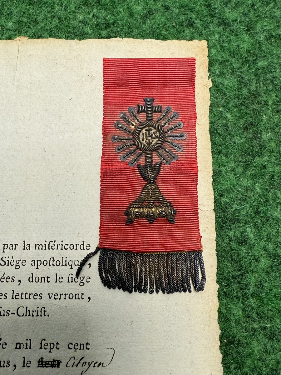  Tarbes Appointment Of A Constitutional Priest With His Revolutionary Ribbon In 1792 18th-photo-2