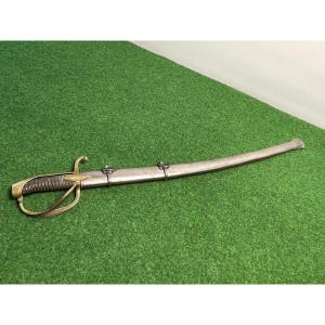 Sabre De Cavalerie Légère A La Chasseur   Modèle An IX  1er Empire  19 ème 