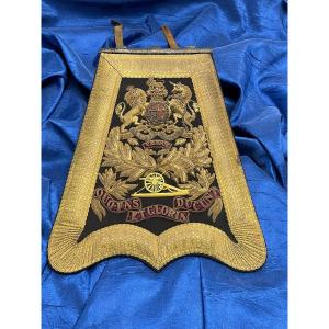 Sabretache  d'Officier  Du Royal Artillerie  Règne  De La  Reine Victoria  19 ème 