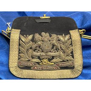  Coffret De Giberne  d'Officier Du Royal  Artillerie  Règne De La Reine Victoria  19 ème 