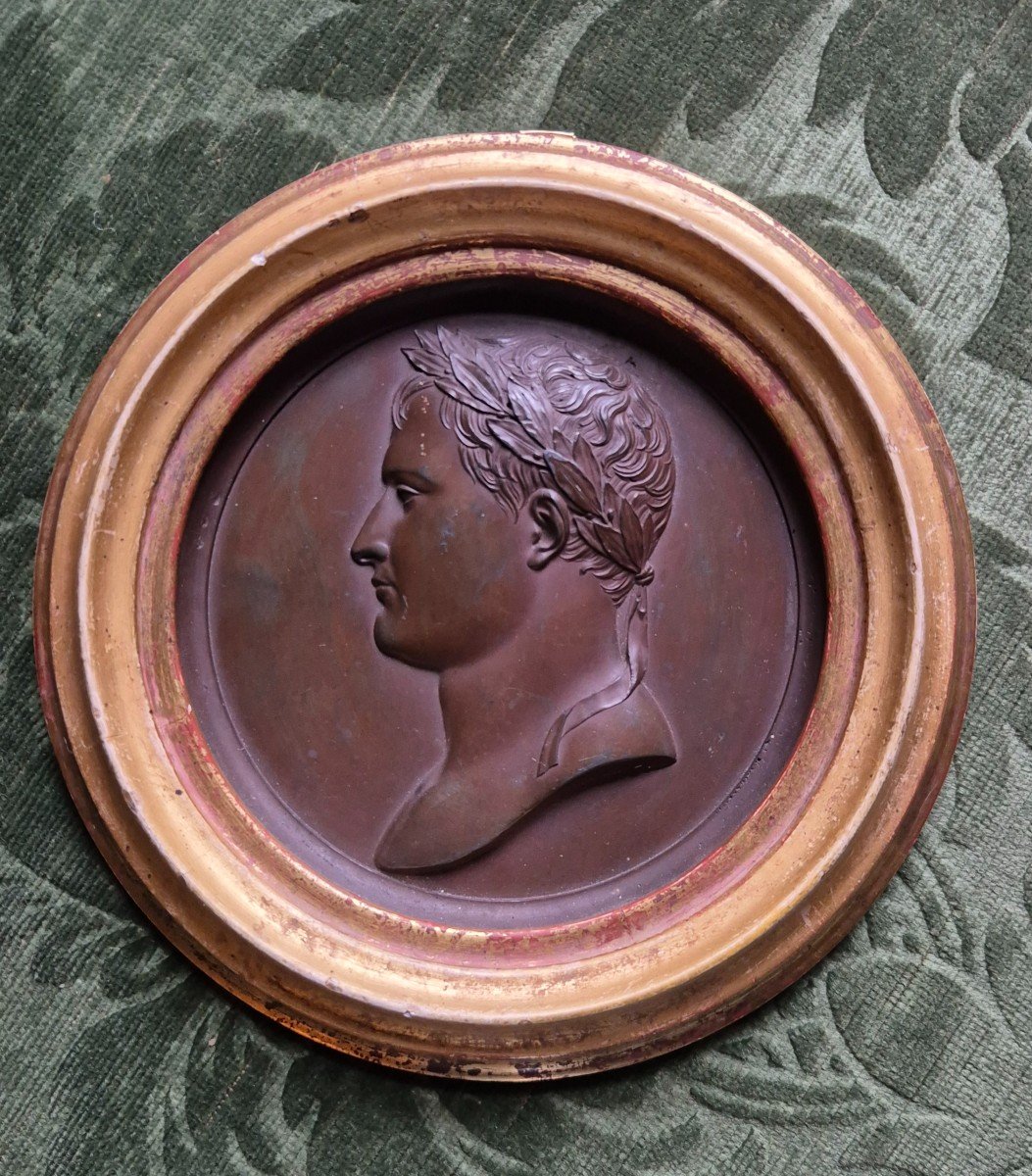 Grande Médaille Bronze Napoléon 1er Par Andrieu (1761-1812)