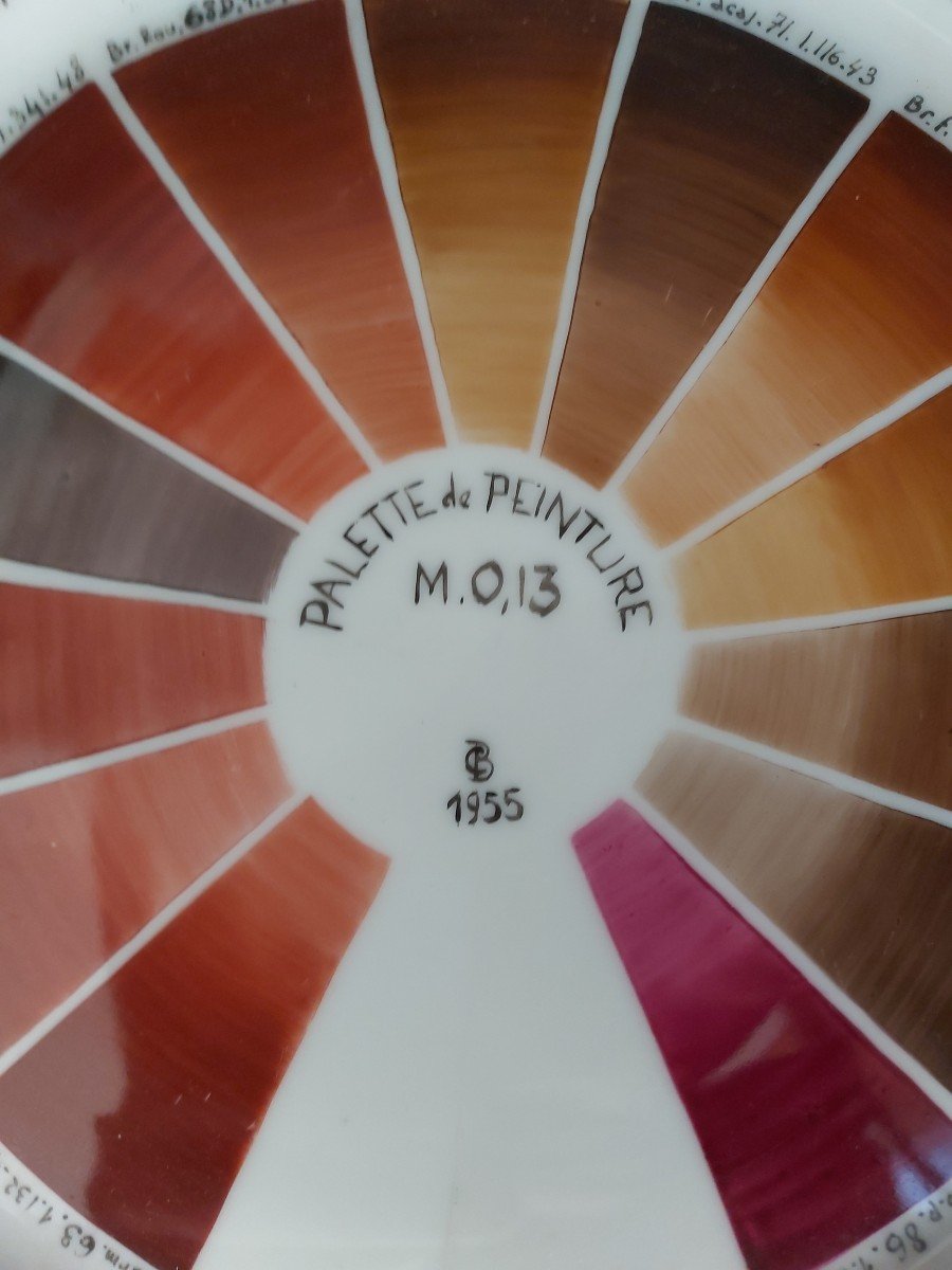 Manufacture De Sèvres- Palette De Couleurs - 1955-photo-2