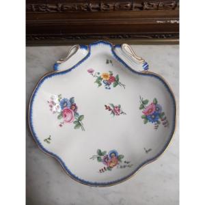 Sèvres - Compotier Coquille En Porcelaine Tendre - XVIIIe Siècle 