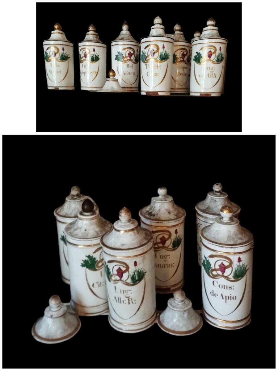 Empire Period Pharmacy Jars 