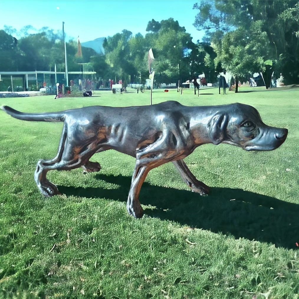 Bronze Signé Mauro Manetti Chien 