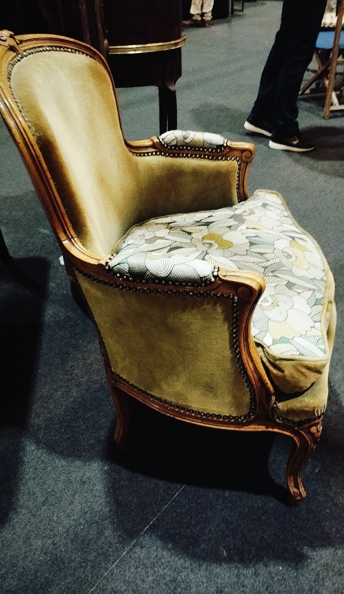 Fauteuil /bergère Louis XV-photo-2