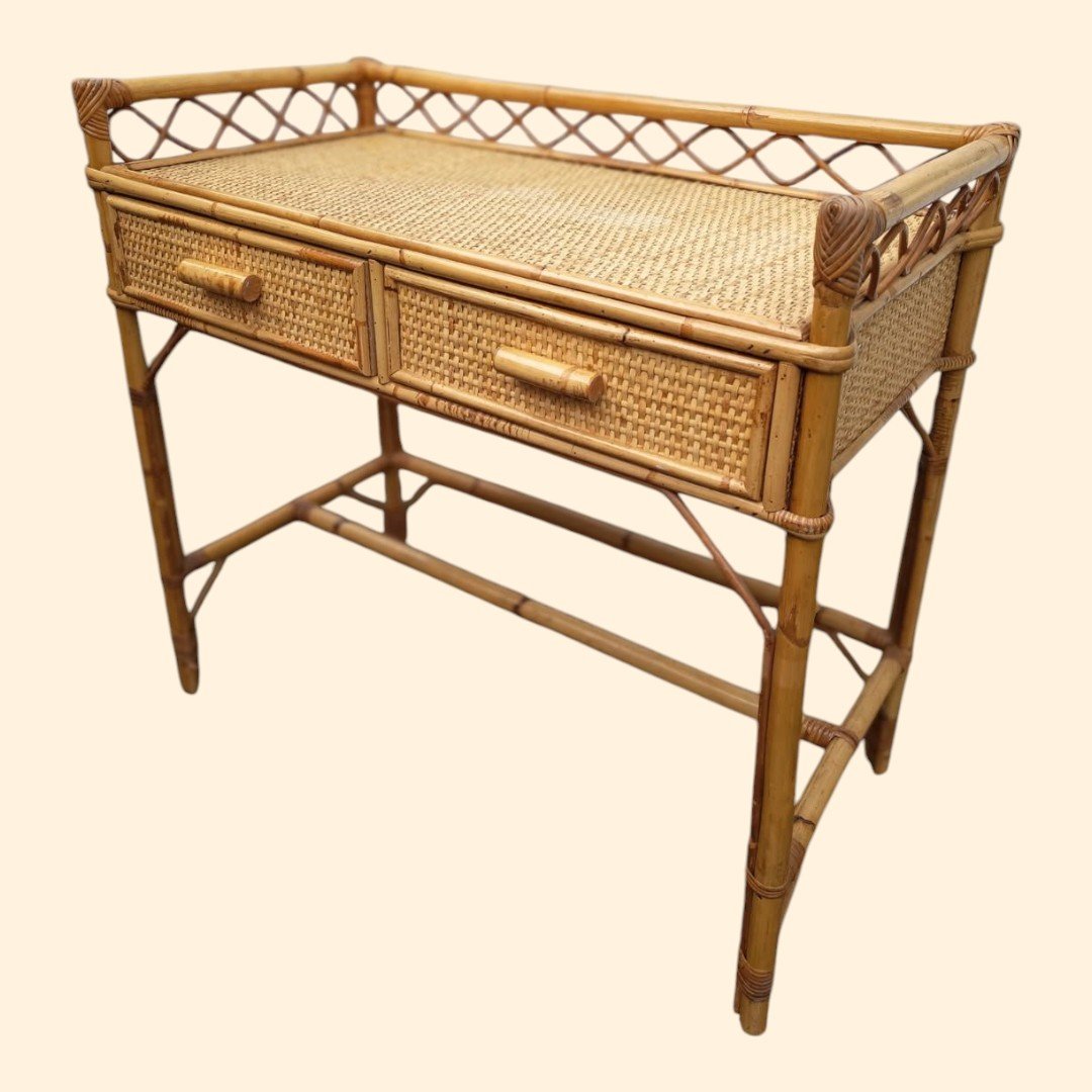 Rattan Dressing Table