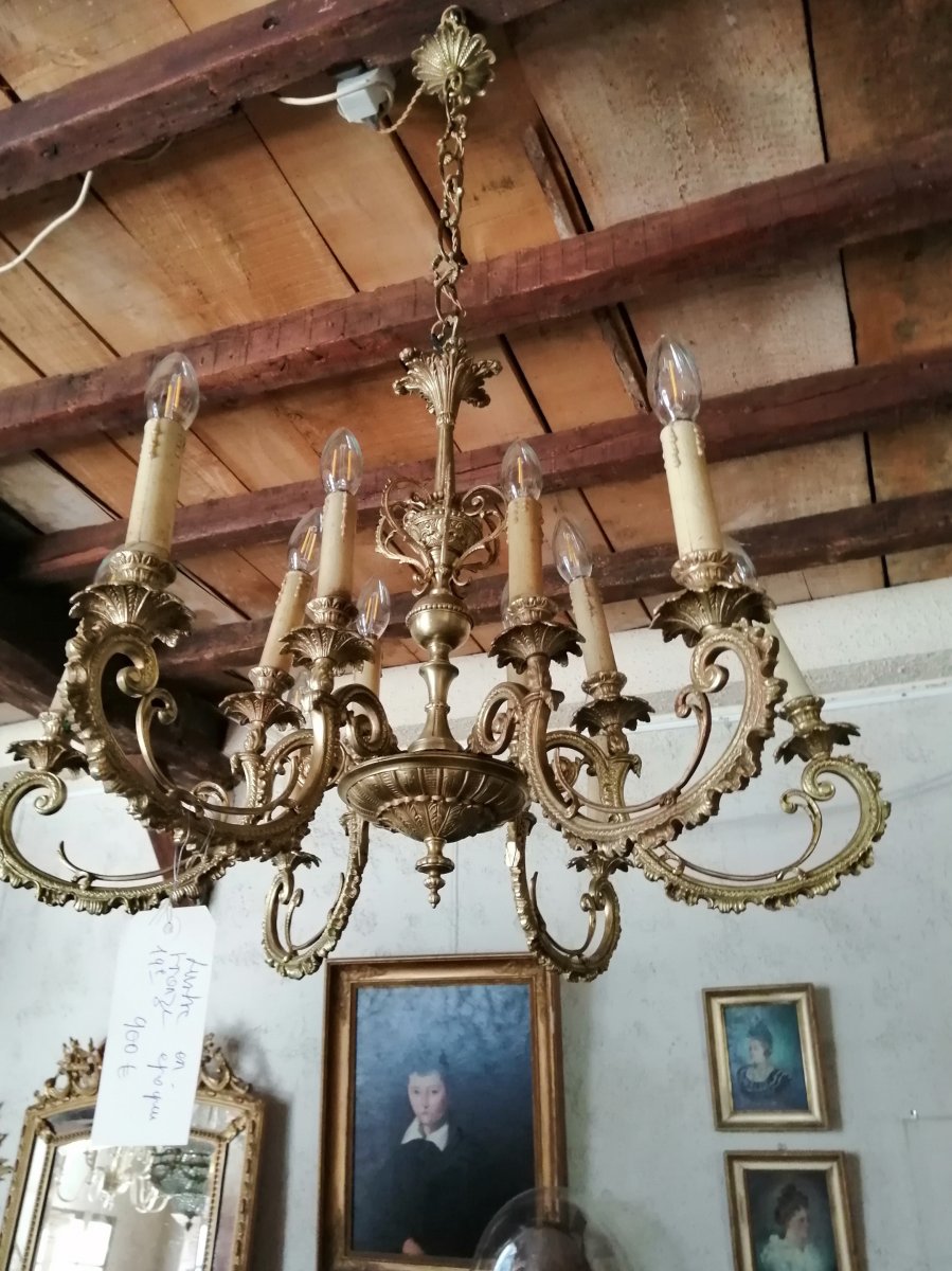 Bronze Chandelier-photo-2