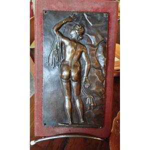 Plaque En Bronze "Léda"