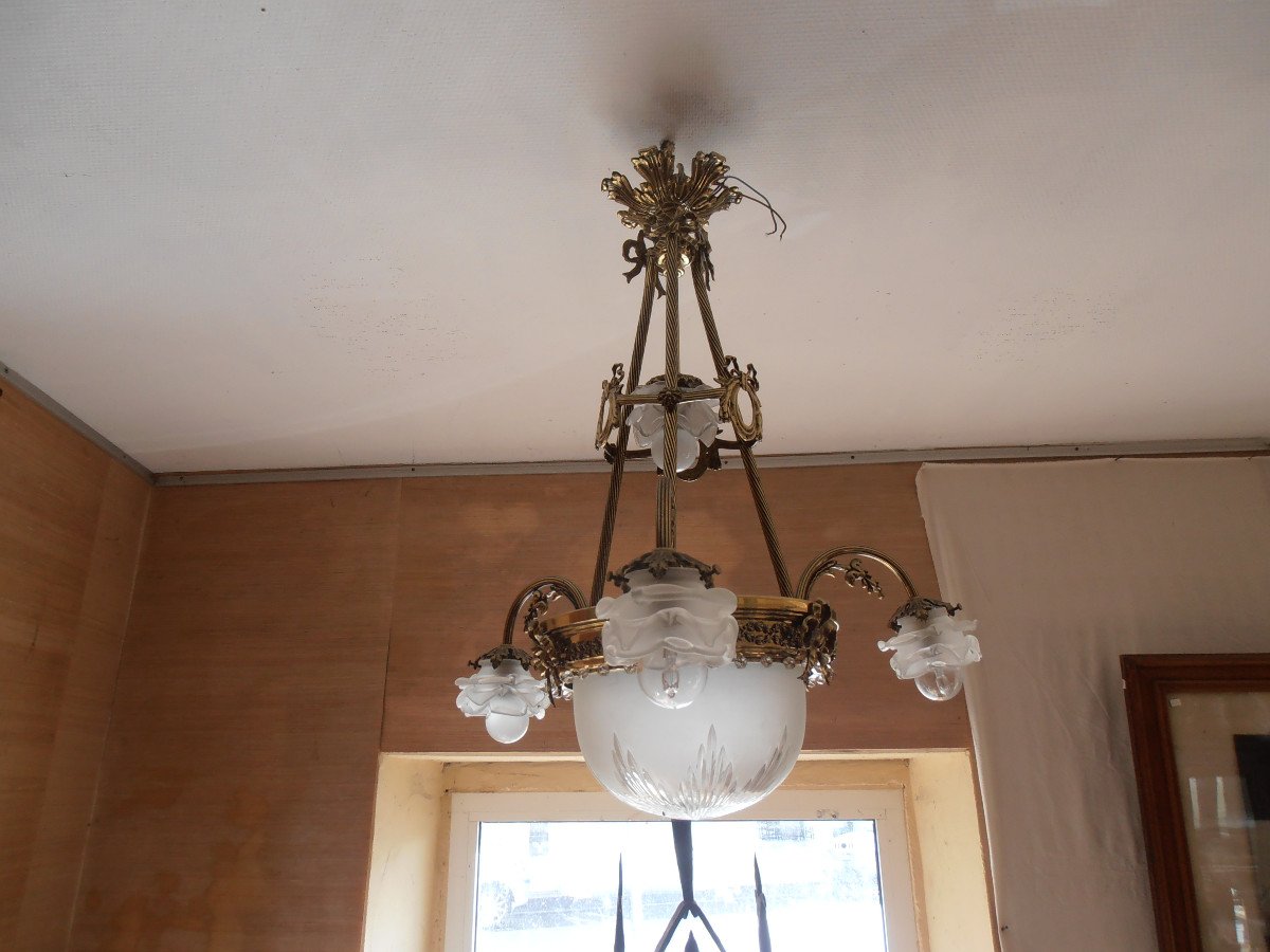 1925 Period Chandelier-photo-3