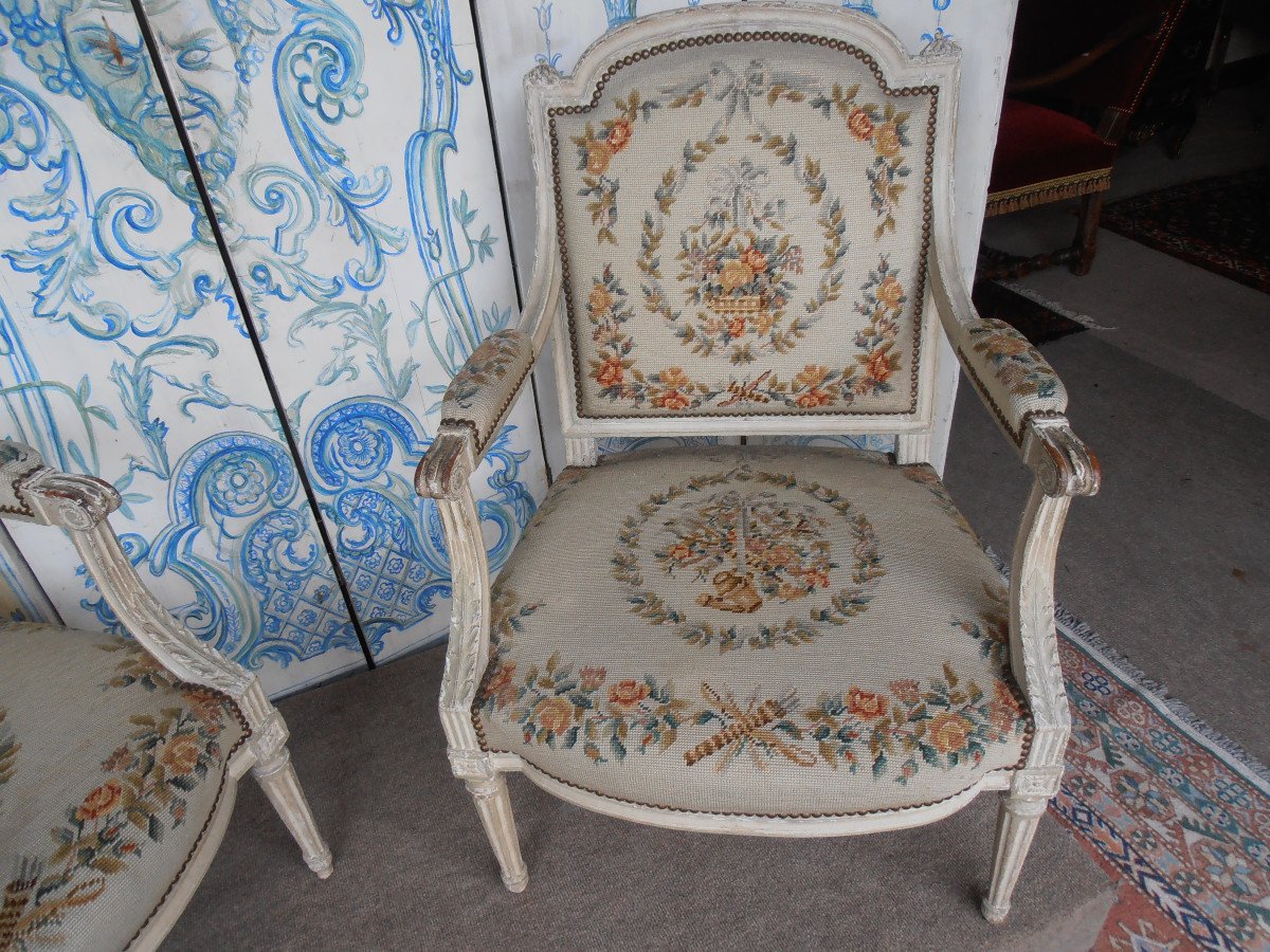 Pair Of Armchairs -photo-3