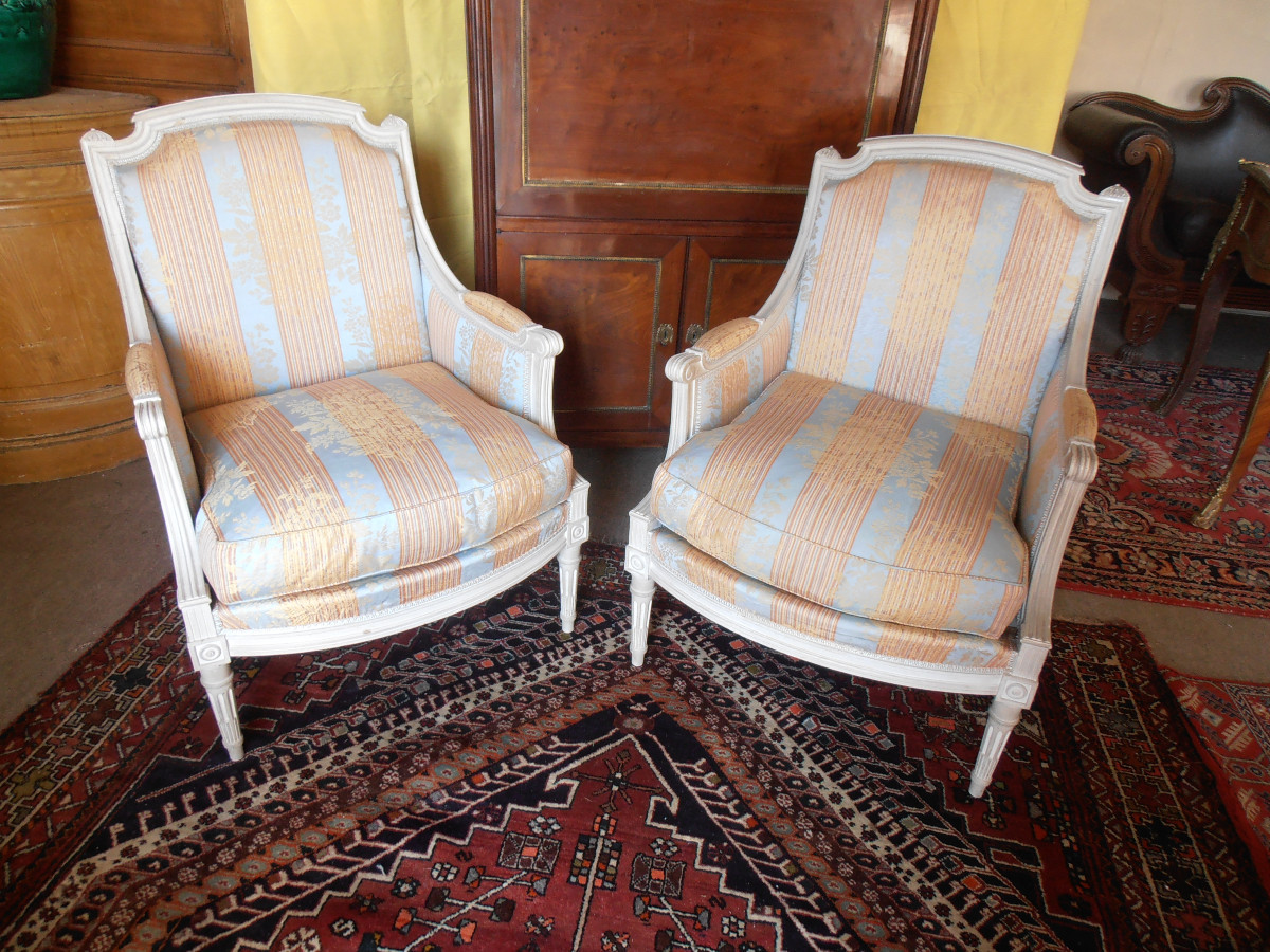 Pair Of Shepherdess Chairs 