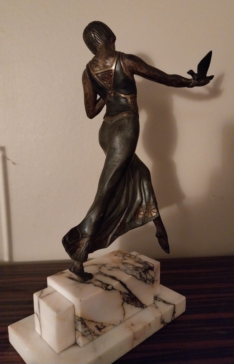 Bronze Art Deco Par Lormier-photo-4