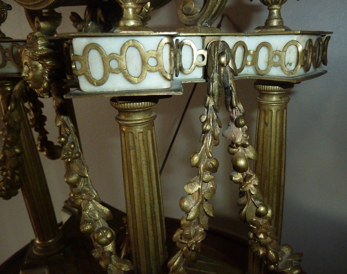 Large Maniere Clock In Paris 18th C-photo-3