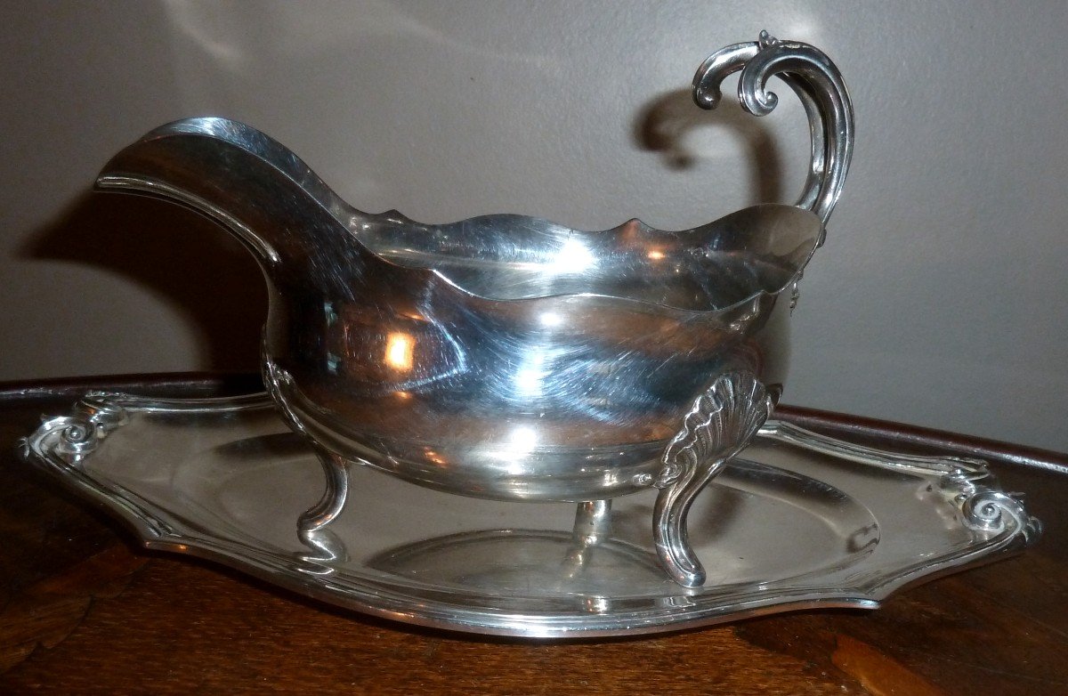 Silver Sauce Boat - Flamant Et Fils