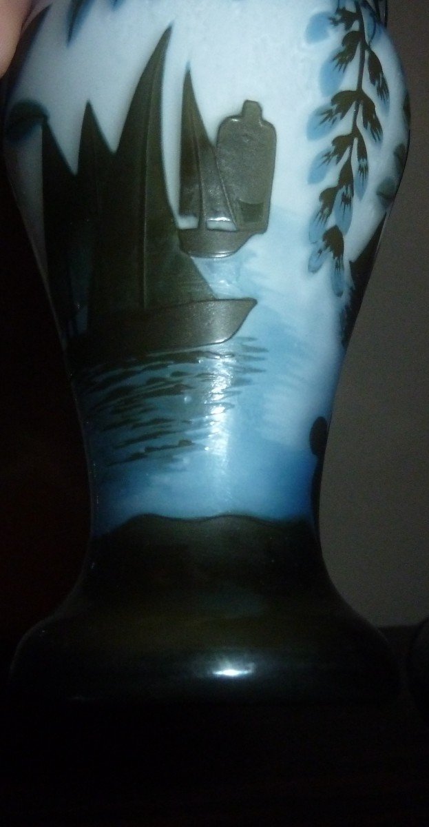 Art Nouveau Engraved Vase-photo-1