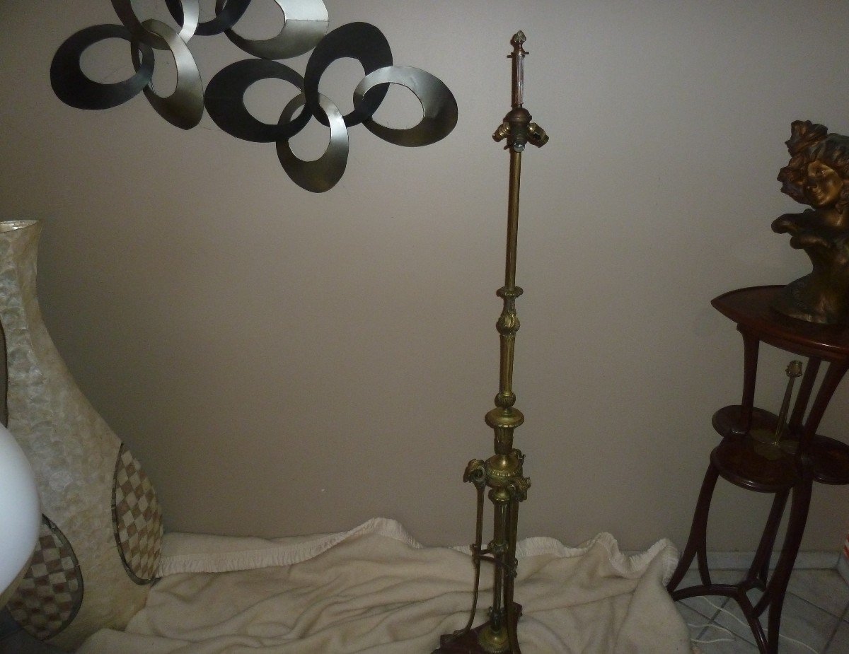 Lampadaire En Bronze-photo-3