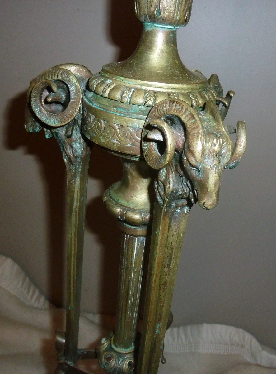 Lampadaire En Bronze