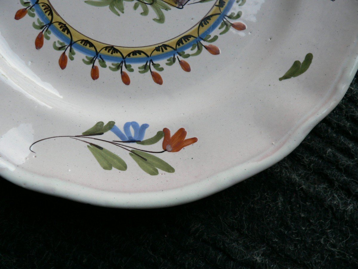 Nineteenth Luneville Earthenware Dish-photo-1