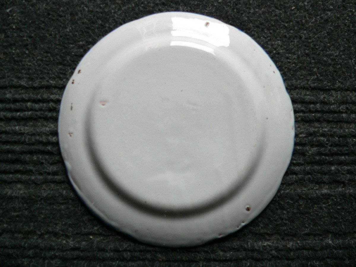 19th Century Waly Earthenware Plate-photo-3