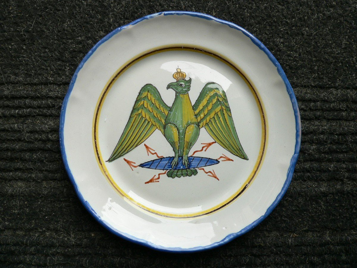 19th Century Waly Earthenware Plate