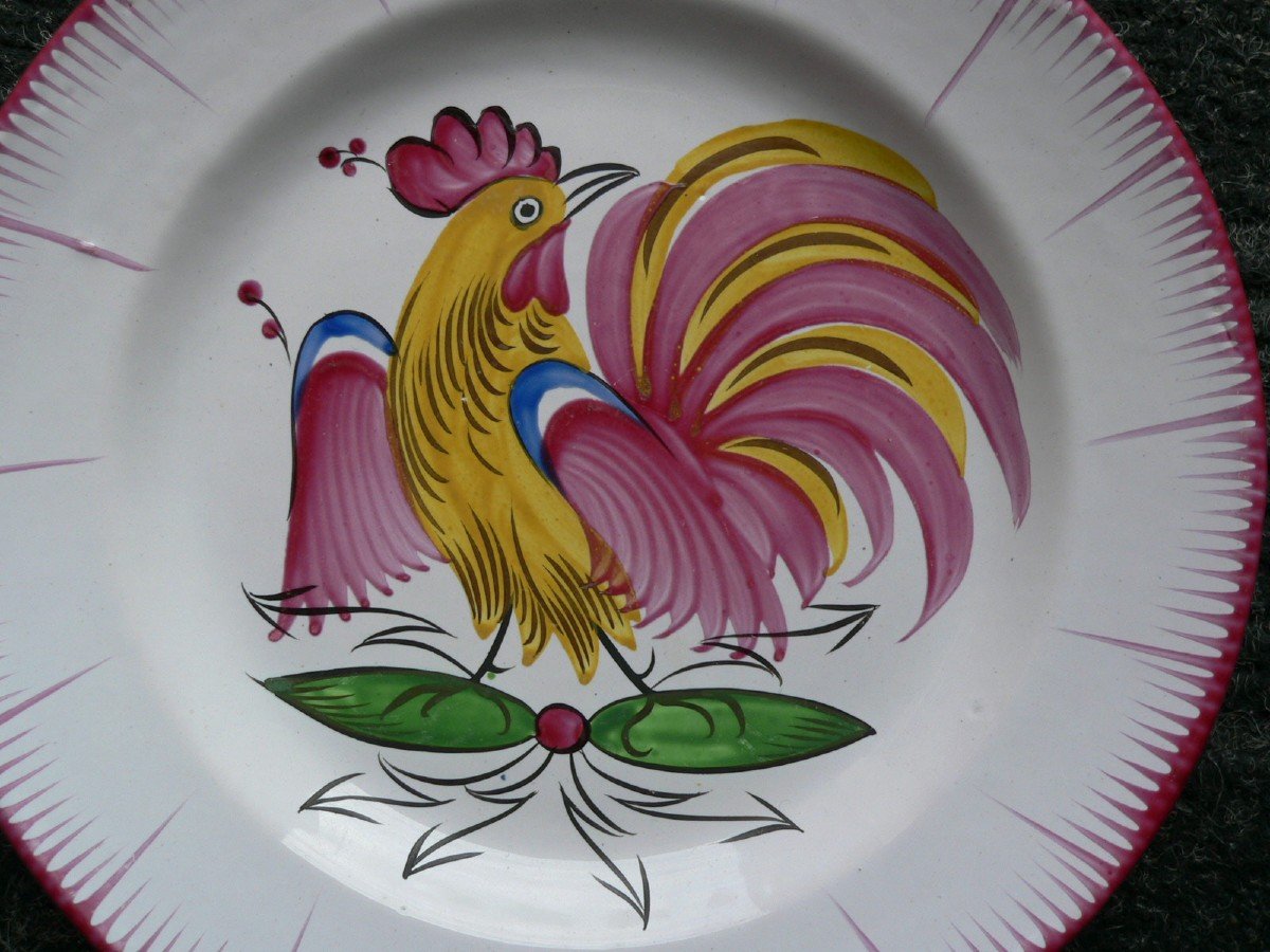 19th Century Revolutionary Earthenware Plate From Islettes-photo-2