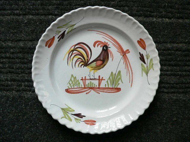 19th Century Epinal Earthenware Plate