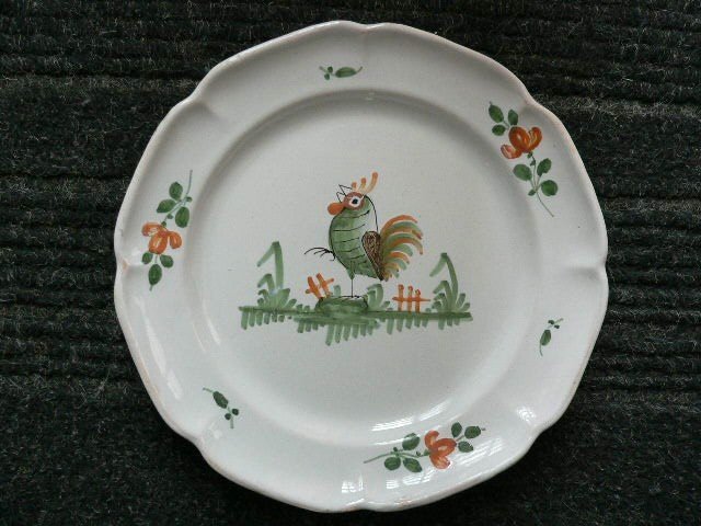 19th Century Lunéville Earthenware Plates