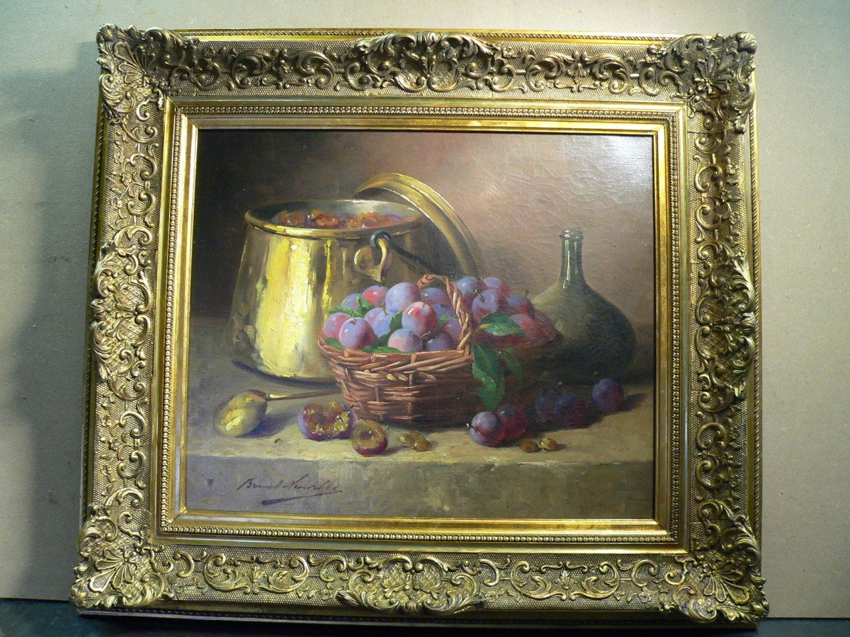 Nature Morte XIXème Signé Brunel De Neuville