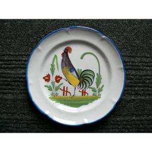19th Century Waly Earthenware Plate