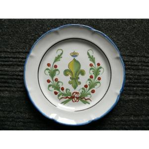 19th Century Waly Earthenware Plate