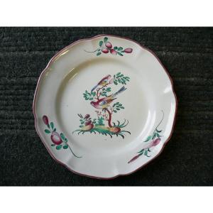 18th Century Toulouse Earthenware Plate